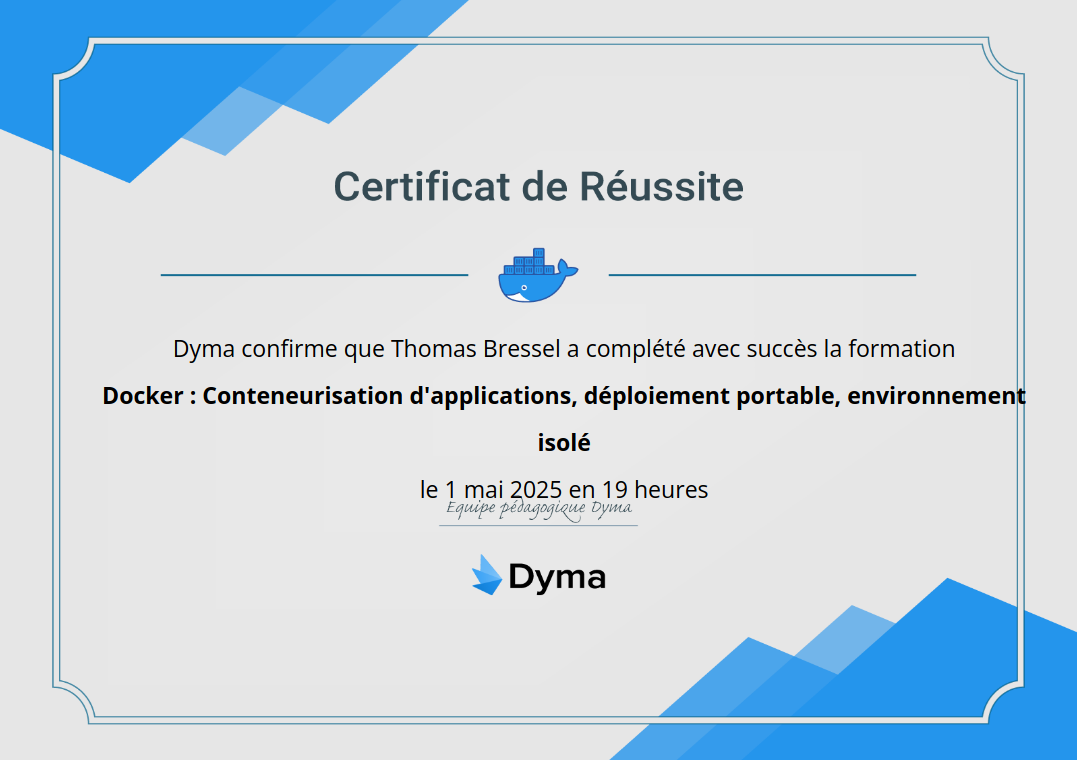 Certificat Docker