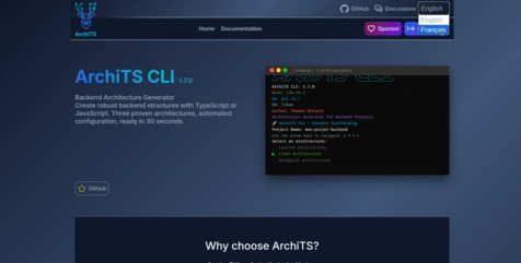 Image 1 du projet ArchiTS Documentation
